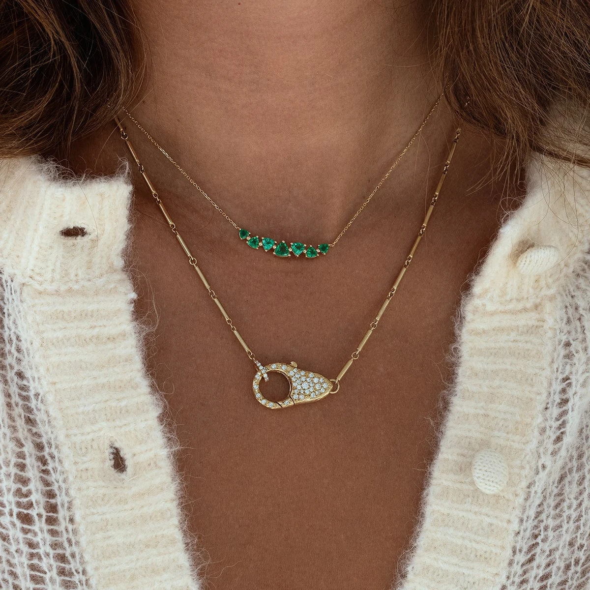 14K Gold Belt Buckle Necklace with Diamond Star Charm | Niche Luxury Design, Color Retention Chain Jewelry
