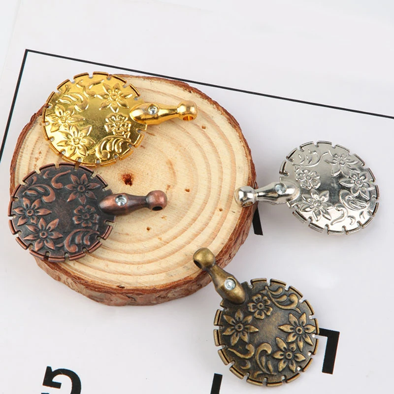 DIY Sewing Tools Pendant Wire Cutter Retro Metal Thread Breaker Slice Yarn Round Shape Antique Bronze Craft Take-Up