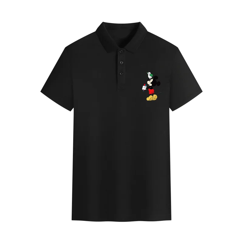 

New Summer Fashion Casual Animation Printing Fashion POLO Shirt Personalized Design Outdoor Rest Casual Breathable Top