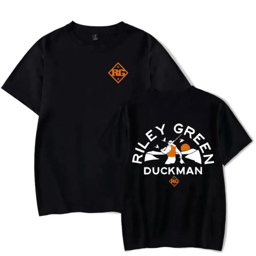 

Riley Green Duckman Merch Oversized T Shirt Women Men Summer O-neck Short Sleeve Funny Tshirt Graphic Tee Streetwear Y2K Clothes