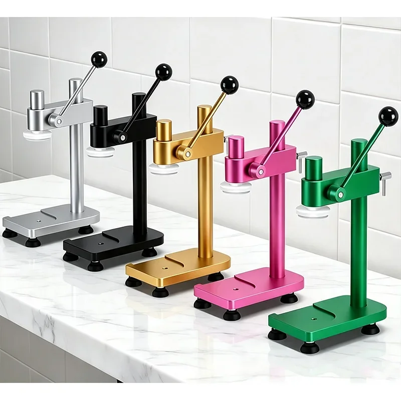 Manual Can Sealer, Portable Bottle Cap Sealer, for Handmade Beverages at Bubble Tea Shops/Home Brewing, Can Sealer
