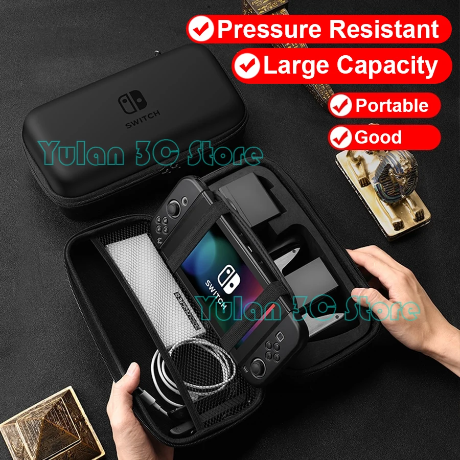 Nintend Switch & OLED Portable Protective Pouch Travel Carrying Case Storage Bag for Nintendo Switch & OLED Console Accessories