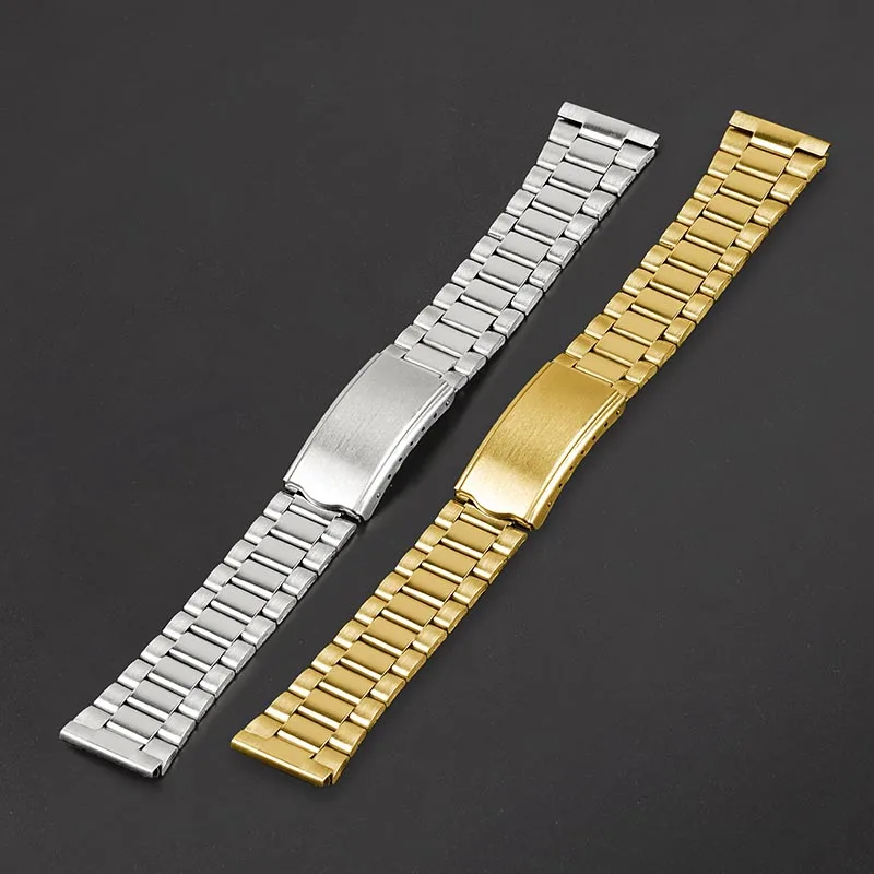 Pasek do zegarka ze stali nierdzewnej 12 14 mm 18 mm 20 mm Paski do zegarków Bransoletka Oyster Diver do Samsung Galaxy dla DW Classic Mężczyźni Kobiety