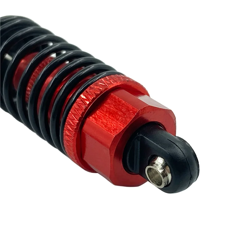 A04F-8Pcs amortisseurs en alliage d'aluminium ensemble d'amortisseurs pour Tamiya TT-01 TT01 TT-02 TT02 1/10 RC pièces de mise à niveau de voiture, rouge