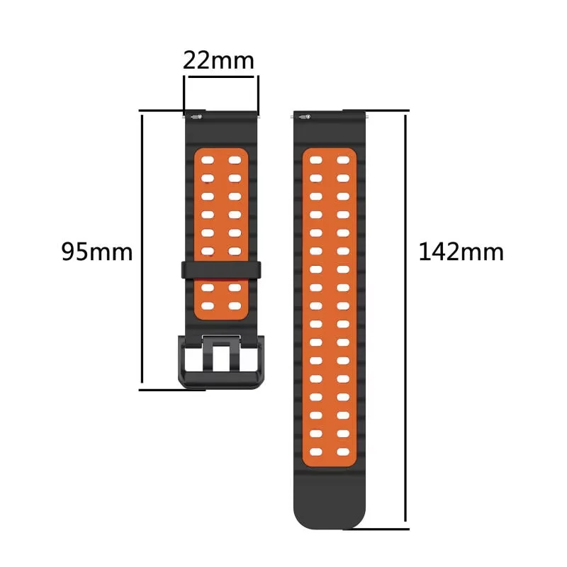 Ocean Silicone 22mm Strap for Xiaomi Watch 5 S5-4-3-2 Bracelet Huawei Watch GT Runner 2 Ultimate 2 GT7-6-5 46mm Oneplus Watch 4