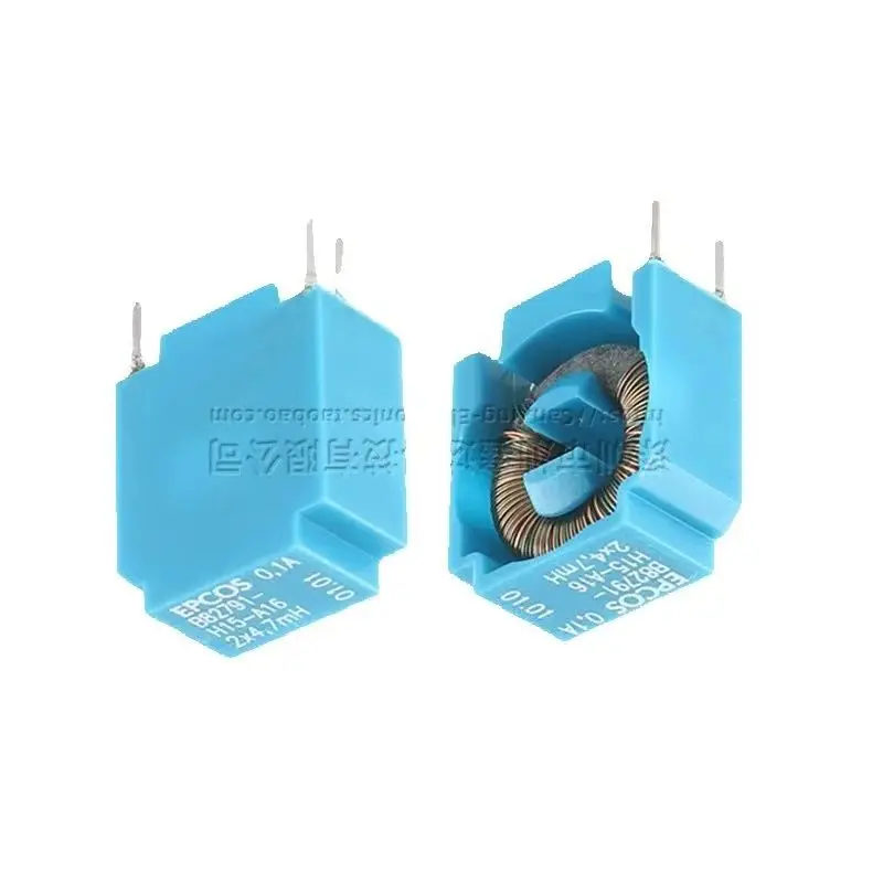 5PCS/ B82791H15A16 imported plug-in 4.7MH 0.1A switching power supply with common mode filter inductor magnetic ring