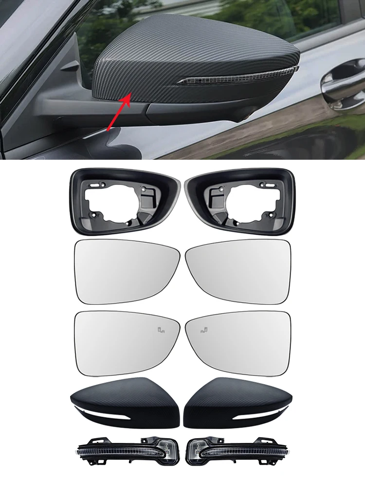 Pour Trumpchi GAC Empow 2021 2022 2023 2024 lentille de rétroviseur cadre de rétroviseur coque de rétroviseur lampe indicateur