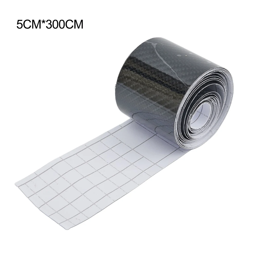 

Fenders Bumpers Trim Car Door Sill Protector Strip Trunk Lids Accessories Water-resistant Brand New Carbon Fiber