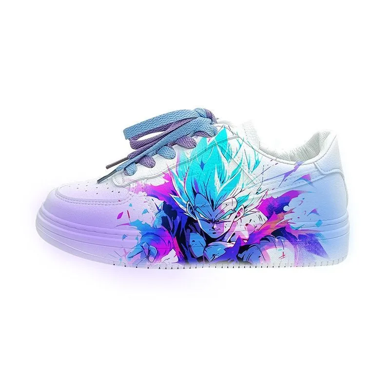 New Dragon Ball Anime Male and Female Students Cartoon Personality Sneakers Versatile Breathable Fashionable Casual Shoes