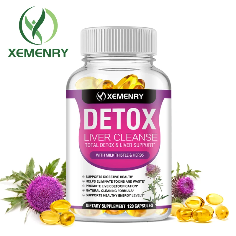 Liver Cleanse Detox Capsules - Helps Cleanse The Liver, Enhance Digestion and Bowel Function, and Promote Overall Health