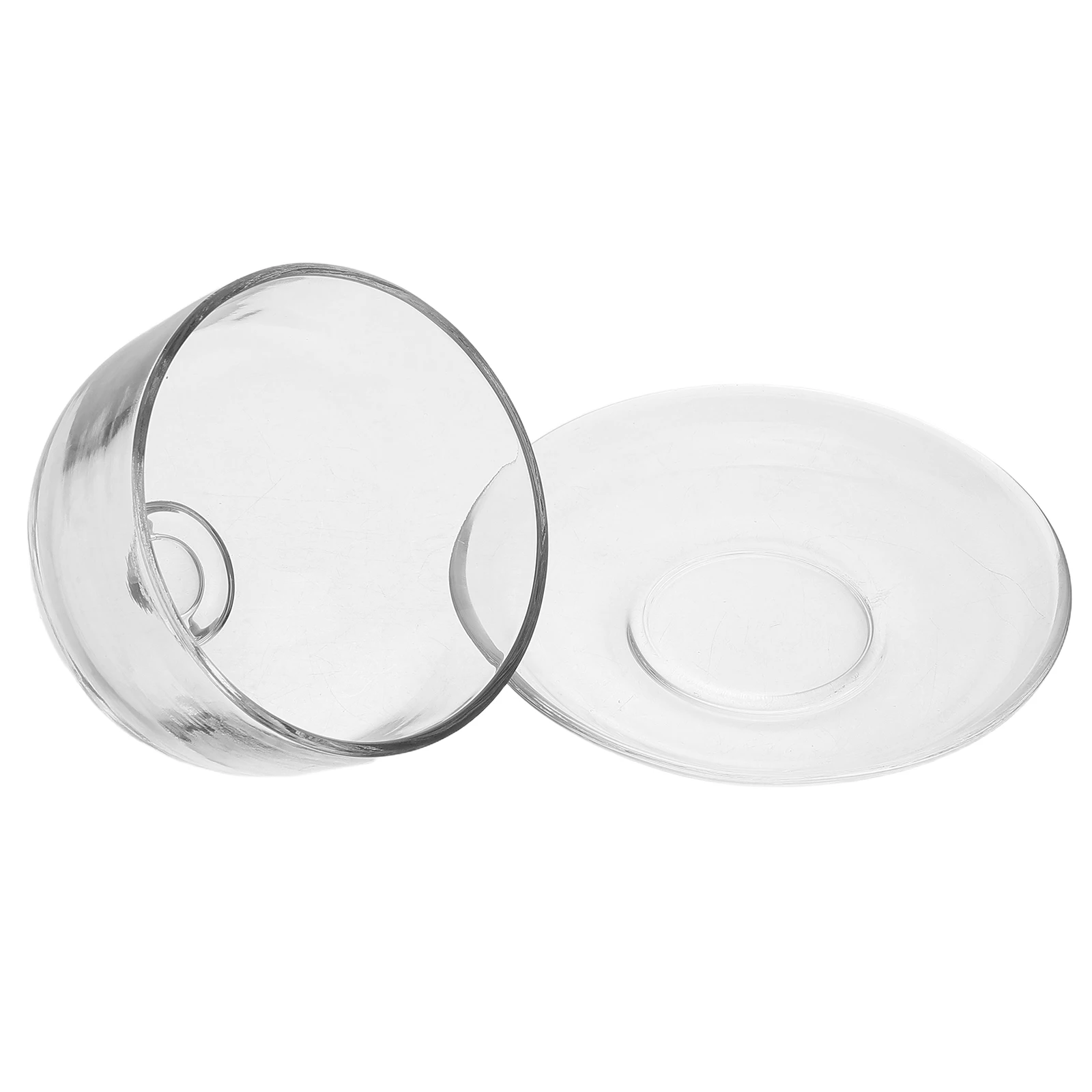 

Mini Glass High Footed Serving Platter Dustproof Cover Cake Stand for Appetizers Tea Snacks Desserts Pastry Dried Fruit Tray