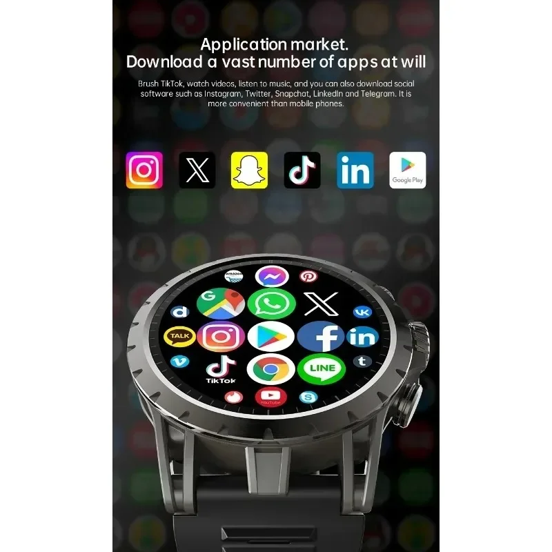 ساعة Q85 الذكية التي تعمل بنظام Android: شاشة AMOLED مقاس 1.43 بوصة، وذاكرة قراءة فقط 8 جيجابايت + 128 جيجابايت، ونظام تحديد المواقع العالمي (GPS)، وكاميرا مستقلة 4G وكاميرا 5 ميجابكسل #6