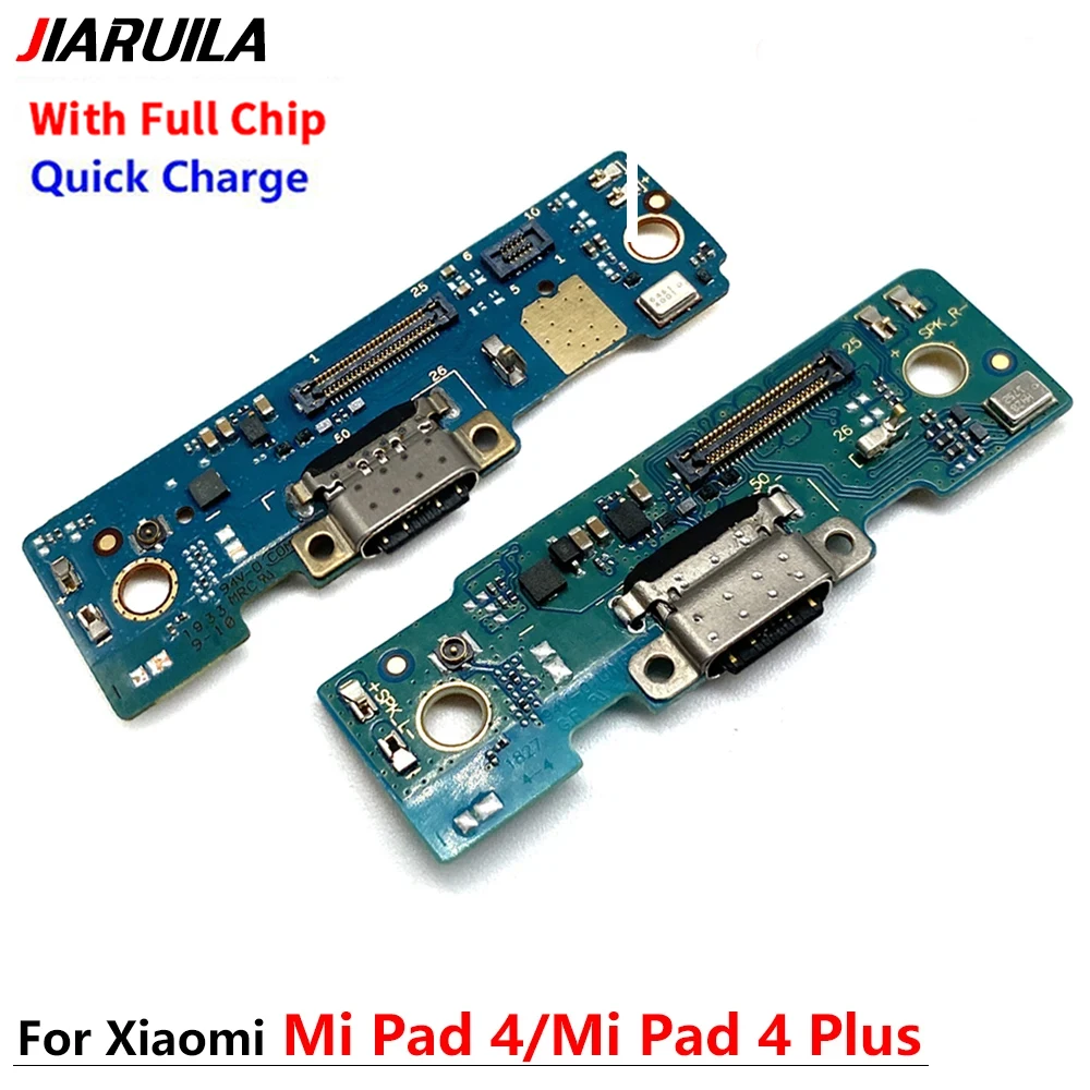 NEW Tested Repair USB Charging Port Connector Socket Board Flex Cable With Microphone Mic For Xiaomi Mi Pad 4 Plus Pad4