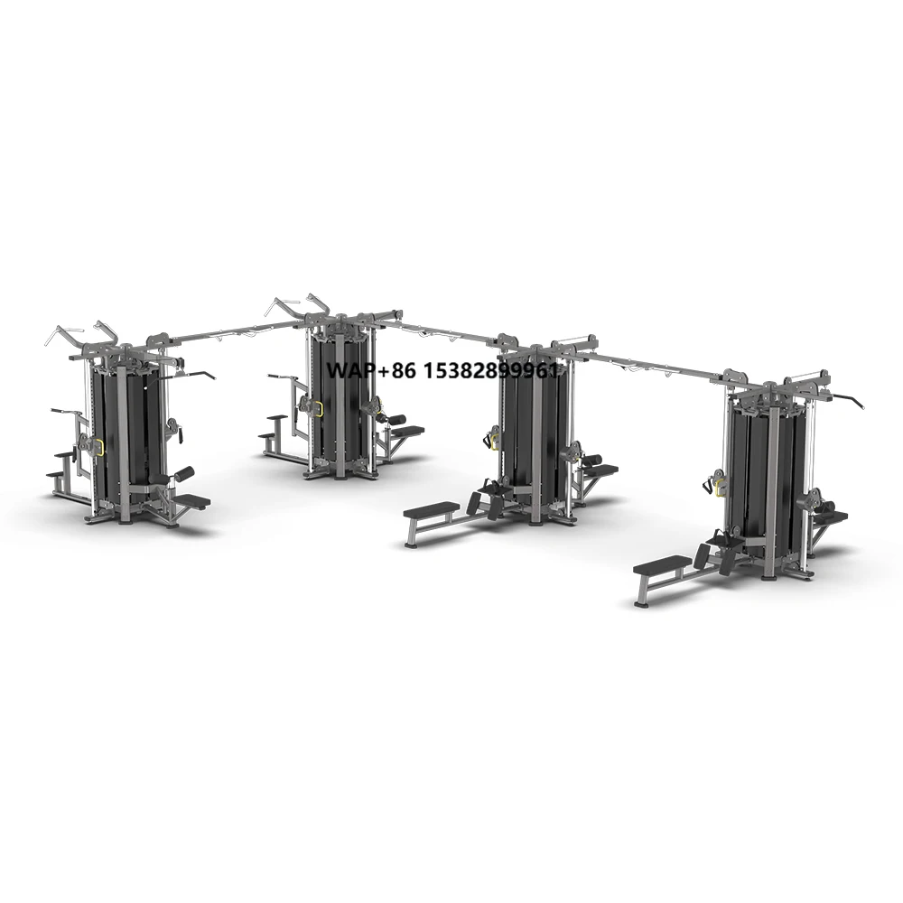 Factory Price YinQian Fitness Adjustable Steel Multi Trainer Professional Bodybuilding 16 Station Workout Chest Arms Exercises