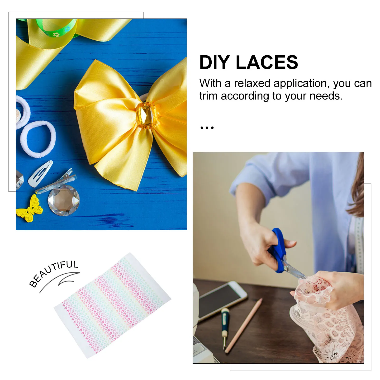 

Butterfly Embroidery Mesh Edging Trimming Fabric Lace Ribbon Wedding Decor Gauze Material DIY Clothes Dresses Accessories Home