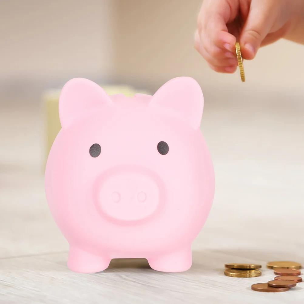 2 قطعة حصالة إبداعية على شكل خنزير لتوفير العملات المعدنية بنك فينيل ذو سعة كبيرة مثالي لغرفة النوم وغرفة المعيشة #6