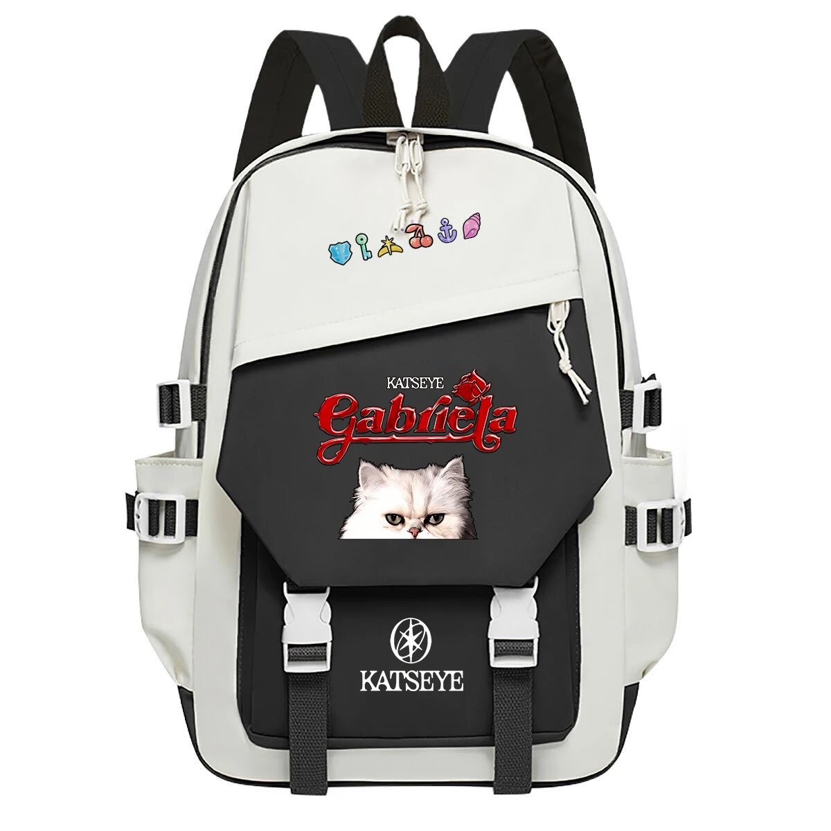 

Fashion Katseye Gabriela Backpack for College Students Outdoor Travel Backpacks Women Laptop Rucksack Girls Casual School Bags