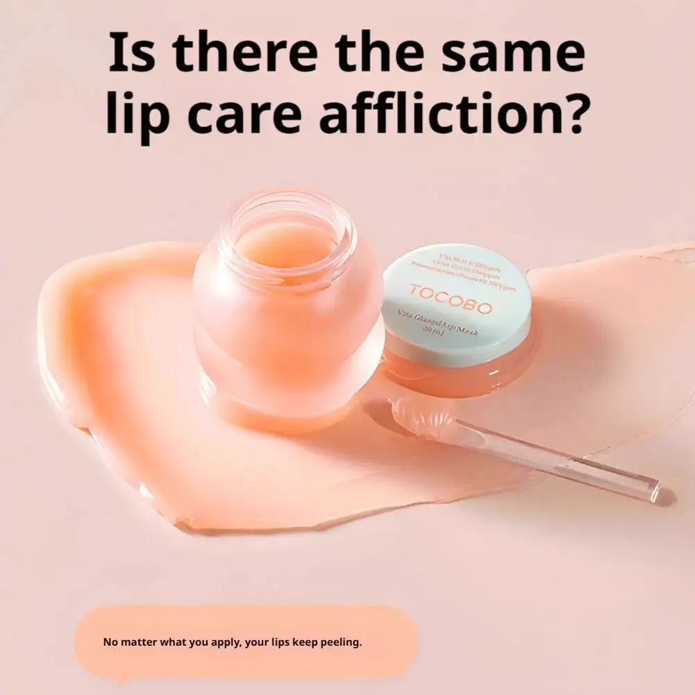 توكوبو ﻿ 20 مللي 2in1 بلسم فرك الشفاه مقشر مرطب إصلاح قناع العناية بالسكر مزدوج تأثير ترطيب العلاج العناية بالبشرة