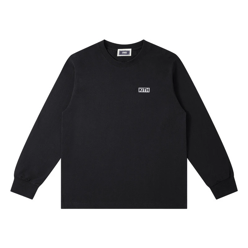 

Embroidery Cotton 100% Long-sleeved Men's T Shirt 2025 New Round-collar Solid-color women T-shirt for Male Tshirt Man Tops Tees