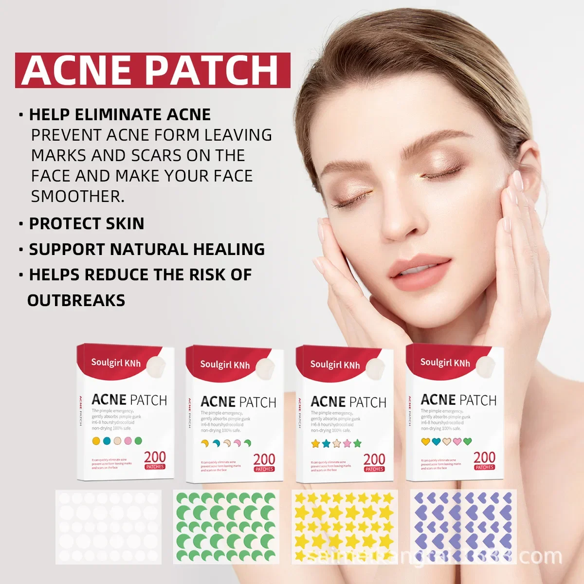 

Clear skin elegant acne sticker invisible colloid transparent acne