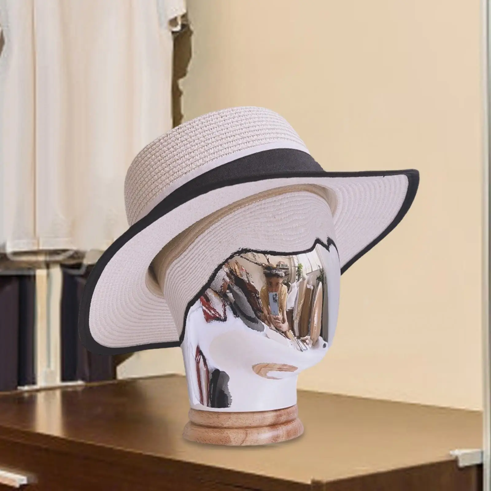 

Mannequin Head Hat Stand Holder Versatile Wig Smooth Hats Hat Display Stand Wig Display Model ,for Home Decoration hair shop