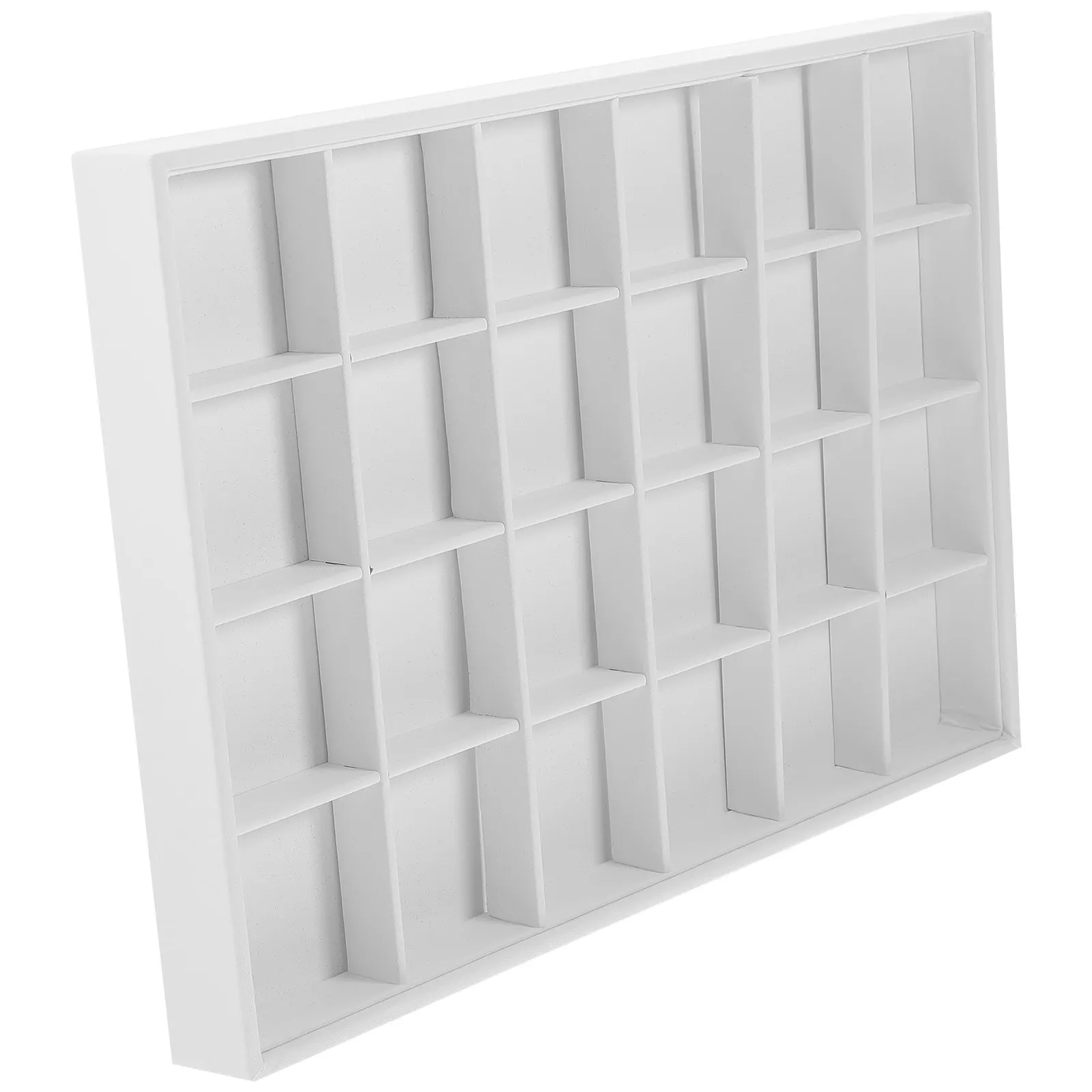 

Органайзер для украшений с отделениями, дорожный футляр для колец и серег из ПУ, компактный выдвижной лоток для хранения и демонстрации для дома или путешествий