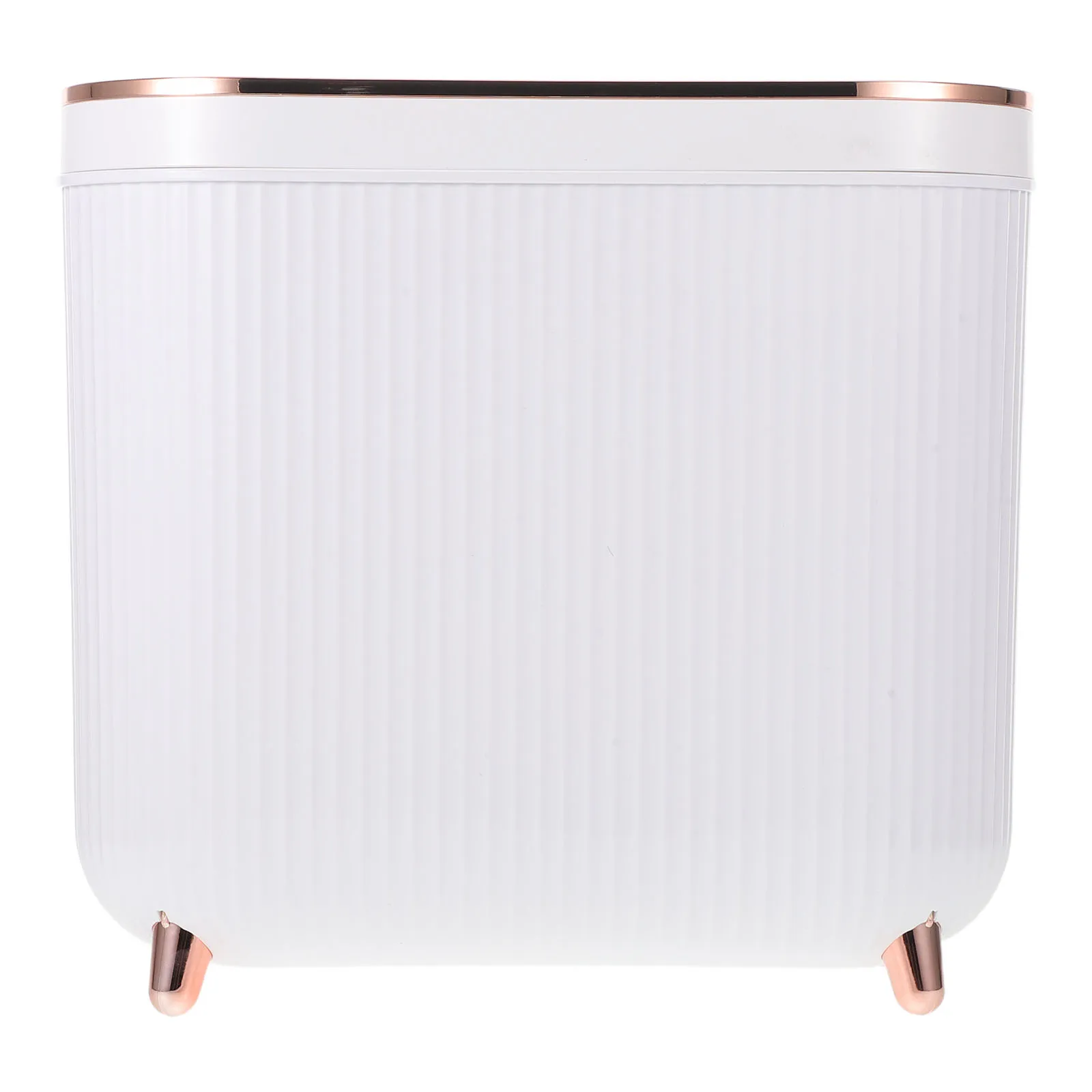 

Light Luxury Trash Can Bath Bathroom Waste Basket with Lid Garbage Trashcan Fashion Bin