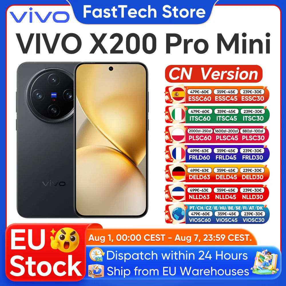 VIVO X200 Pro Mini OriginOs 5 6,31 Zoll AMOLED 120Hz Display Dimensity OTA 5700mAh 90W 50MP Kamera Google-Unterstützung CN-Version VIVO Neu