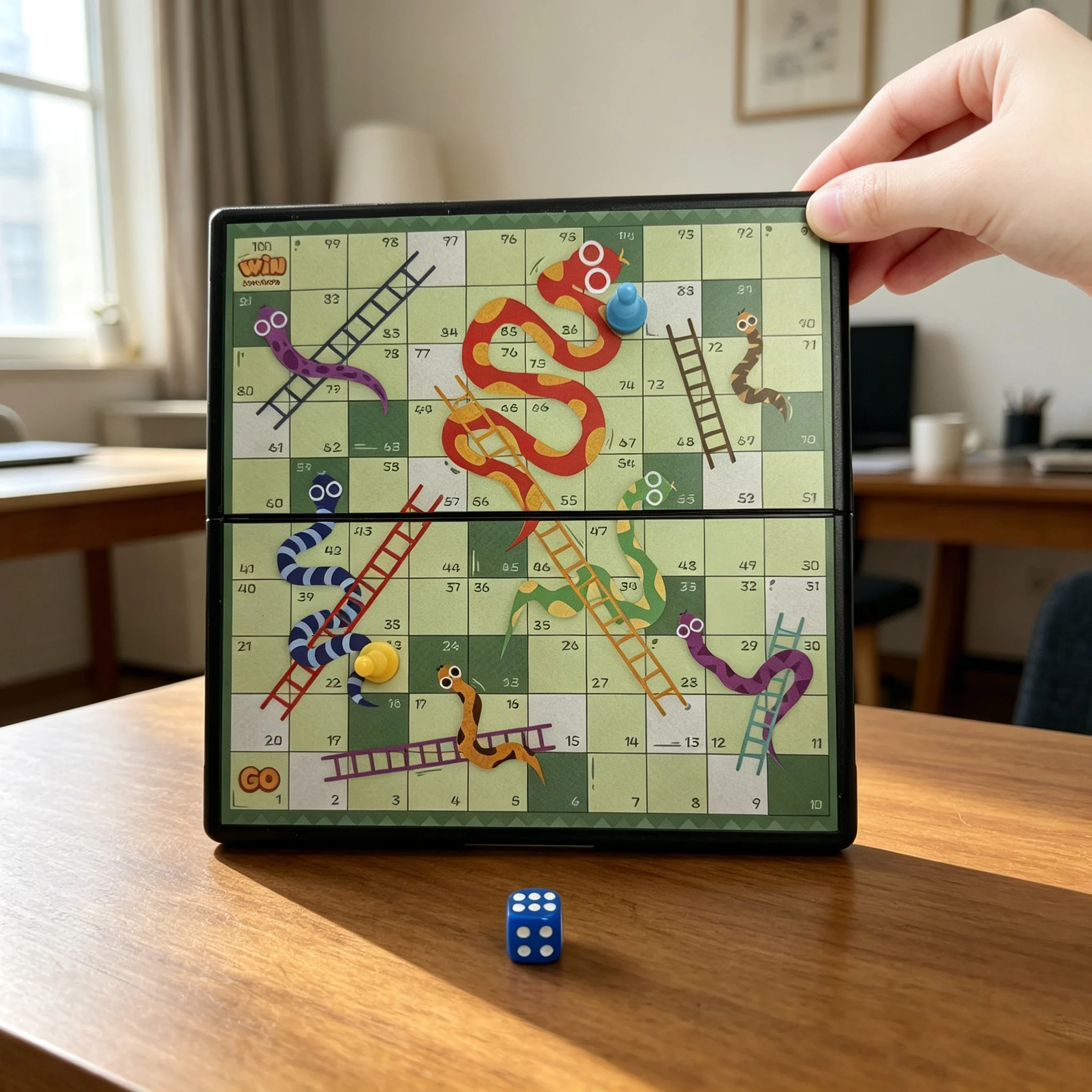 Magnetyczna składana gra wężow – Board Game Cafe recenzja i cena