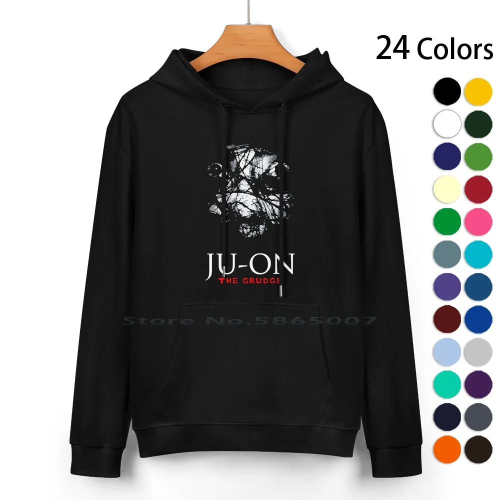 The Grudge Pure Cotton Hoodie Sweater 24 Colors Ju On Ghost Japanese Movie Cult J Horror Retro Curse Film Kayako After Laughter