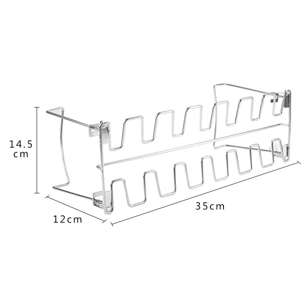 

1pc Stainless Steel Chicken Leg Rack Foldable Grill Rack For Drumstick Wing Roasting Outdoor Camping Barbecue Accessory Bbq