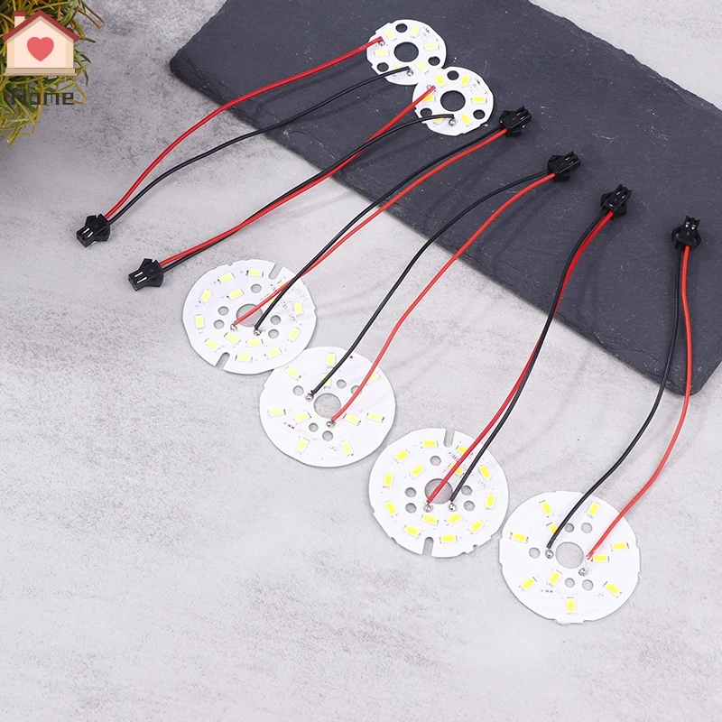 1Pc LED Light Source Round Light Panel 3W 5W 7W SMD5730 DIY Ceiling Light LED Bulb Modification Light Panel Accessories