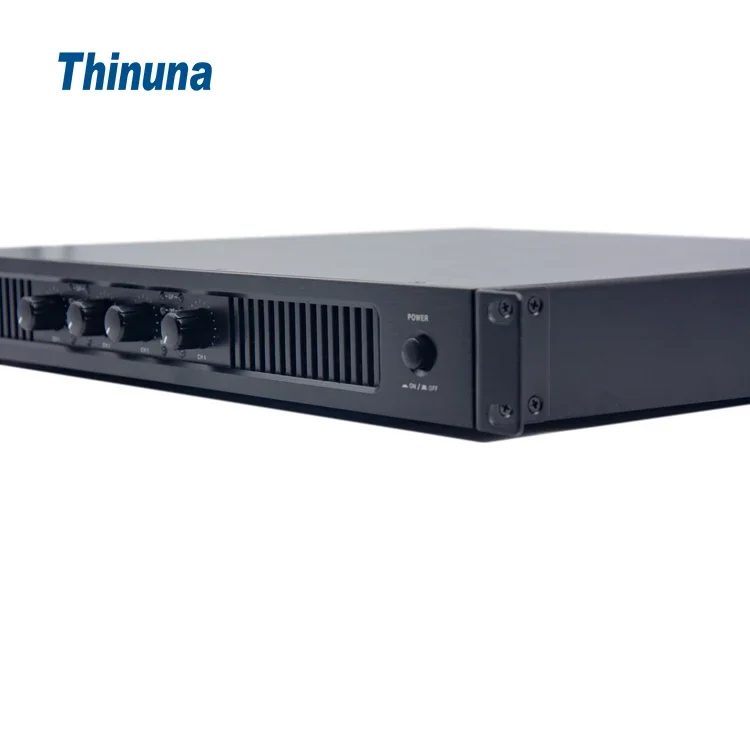 

2025 DA-4300 Standard 1U Height 4 Channel Professional Public Address PA Audio System Class D Digital Power Amplifier