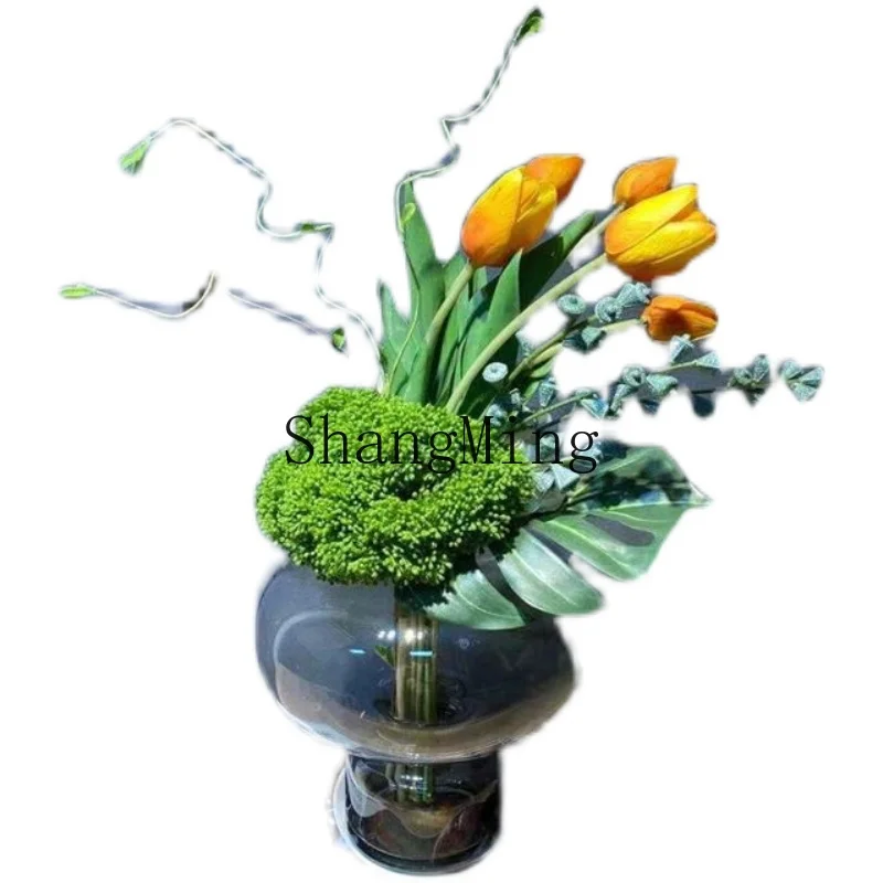 

FG modern simple simulation flower tulip ornament model house sales office coffee table negotiation table home decoration flower