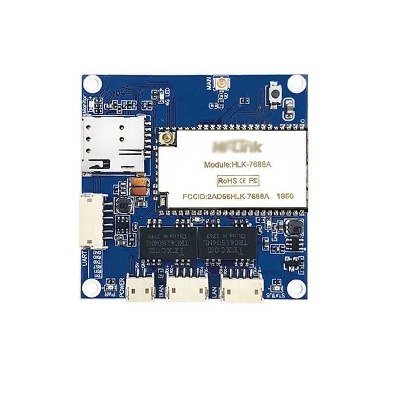 

4G to WiFi 4g to network cable HLK-GD01 4G router module evaluation board with EC20 series inplug 3G/4g card