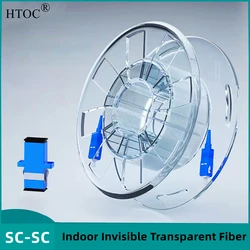 HTOC Gigabit Indoor Invisible Transparent Optical Fiber Hidden Indoor Single-core Optical Cat Optical Fiber Extension Cable