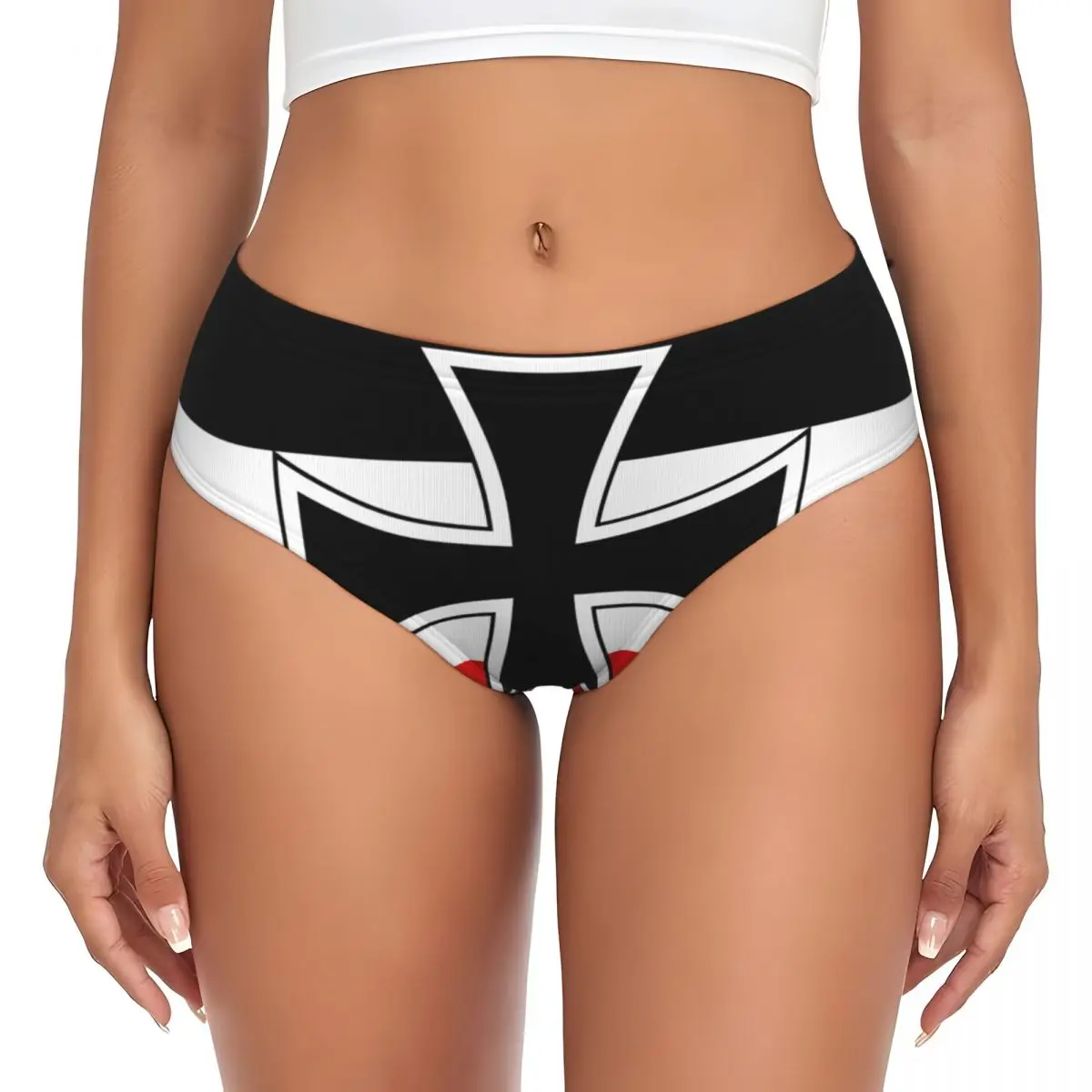 

Трусики с флагом Германской империи, женские удобные эластичные трусики с национальным флагом, нижнее белье, подарки на день Святого Валентина, трусы