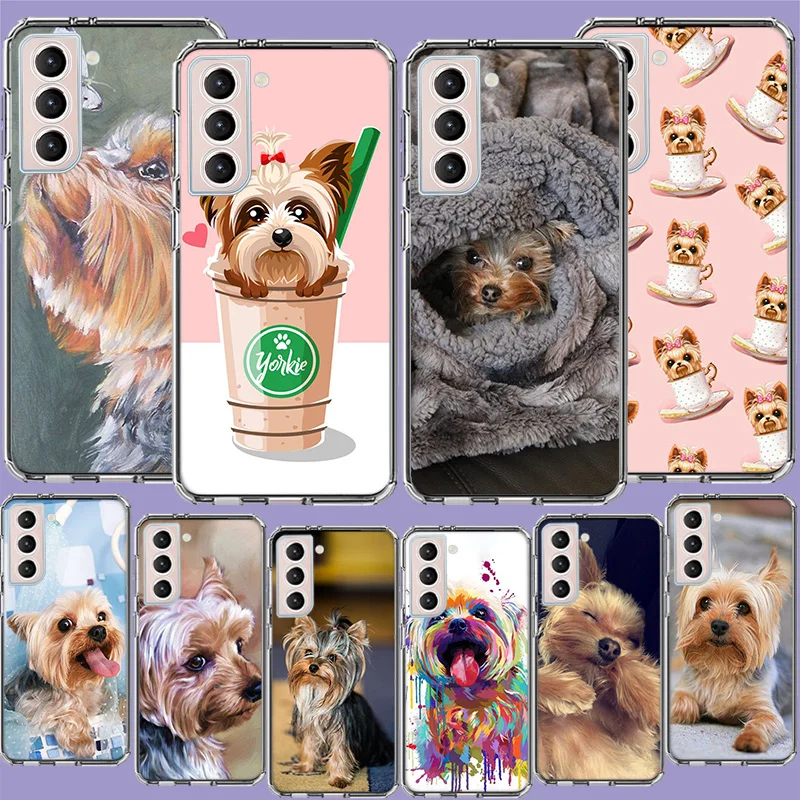 Yorkshire Terrier Dog Phone Case For Galaxy A15 A25 A35 A55 Samsung A10 A20E A30 A40 A50 A70 A11 A21S A31 A41 A51 A71 A9 A8 A7 A