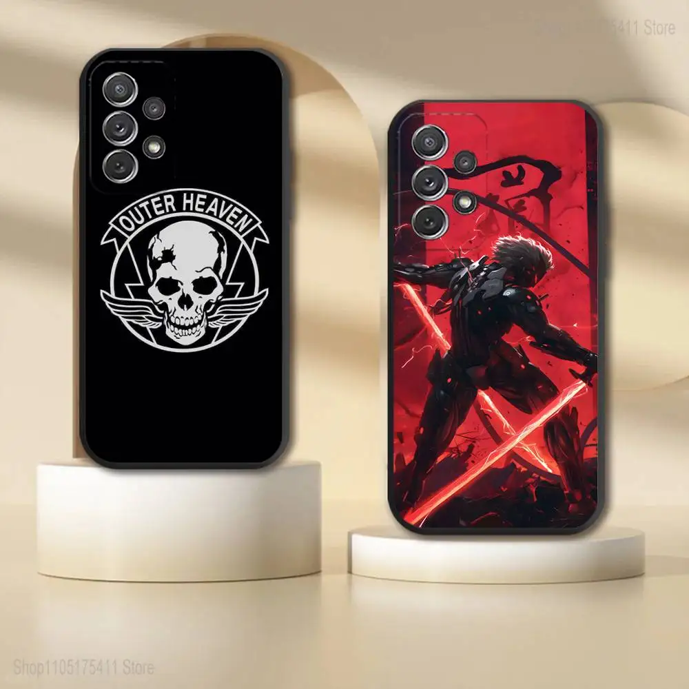 

M-Metal-G-Gear Cool Phone Case For Samsung S 25,24,23,22,30,21,10,9,Ultra,Plus,Lite,FE,4,5G Black Soft Case