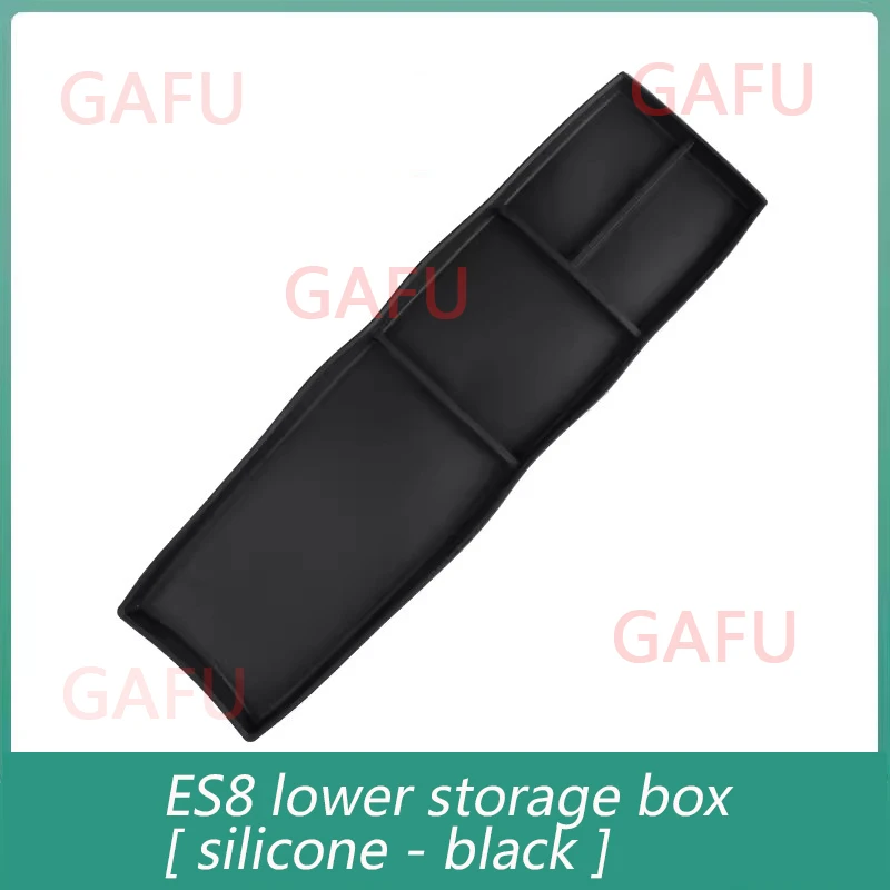 For NIO ES6 ES8 2018-2022 Car Lower Central Control Storage Box Silicone Car Interior Decoration Modification Accessories