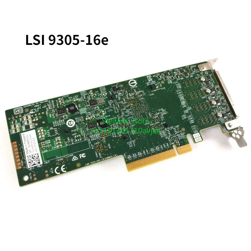 LSI 9305-16e SATA/SAS HBA Controller 12Gbps PCIe X8 IT SAS 9305 16E SAS3224 Chip SFF-8644