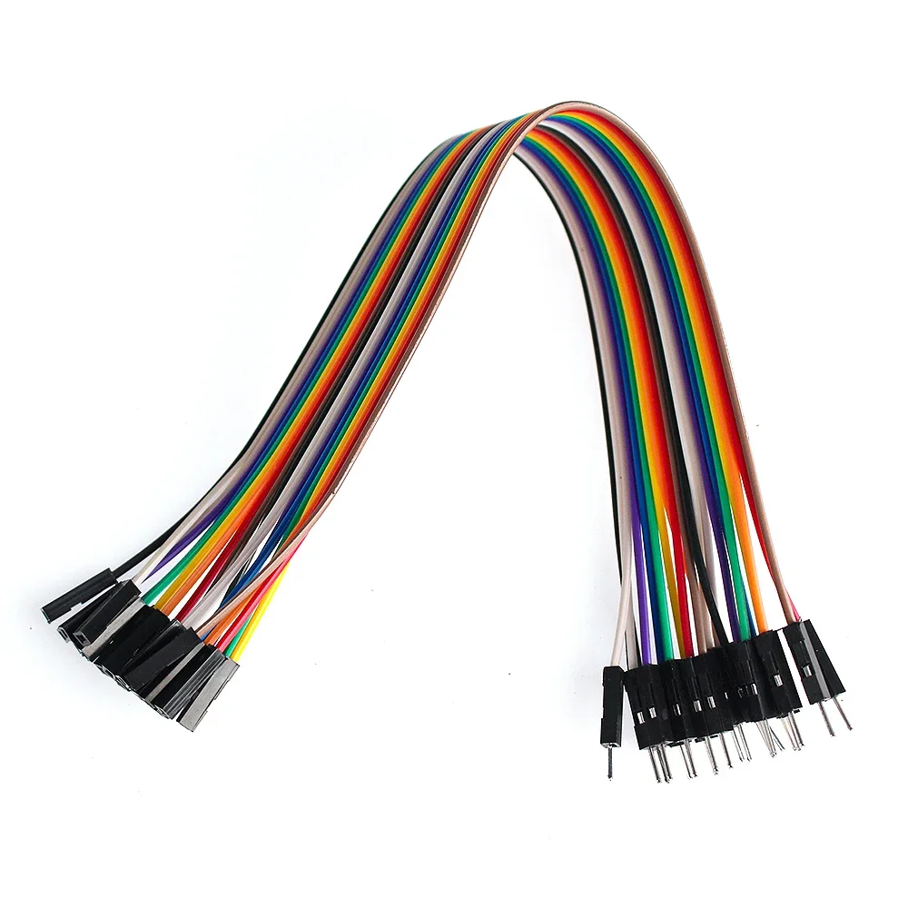 Dupont Wire 20pin Male to Female, 20pin Male to Male, 20pin Female to Female Breadboard Jumper Ribbon Cables Kit for Arduino