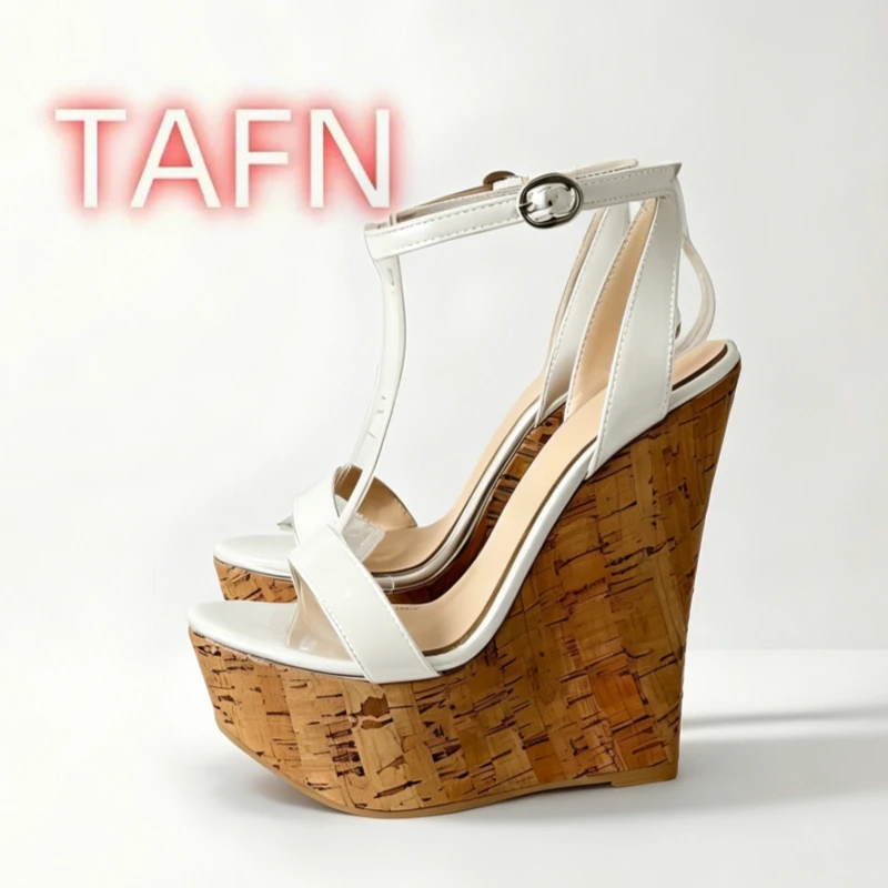 Cute Platform Wedge Sandals Ankle Strap Slingback Open Toe Platform Sandals Shoes Women Summer Casual Party Footwear Big Size
