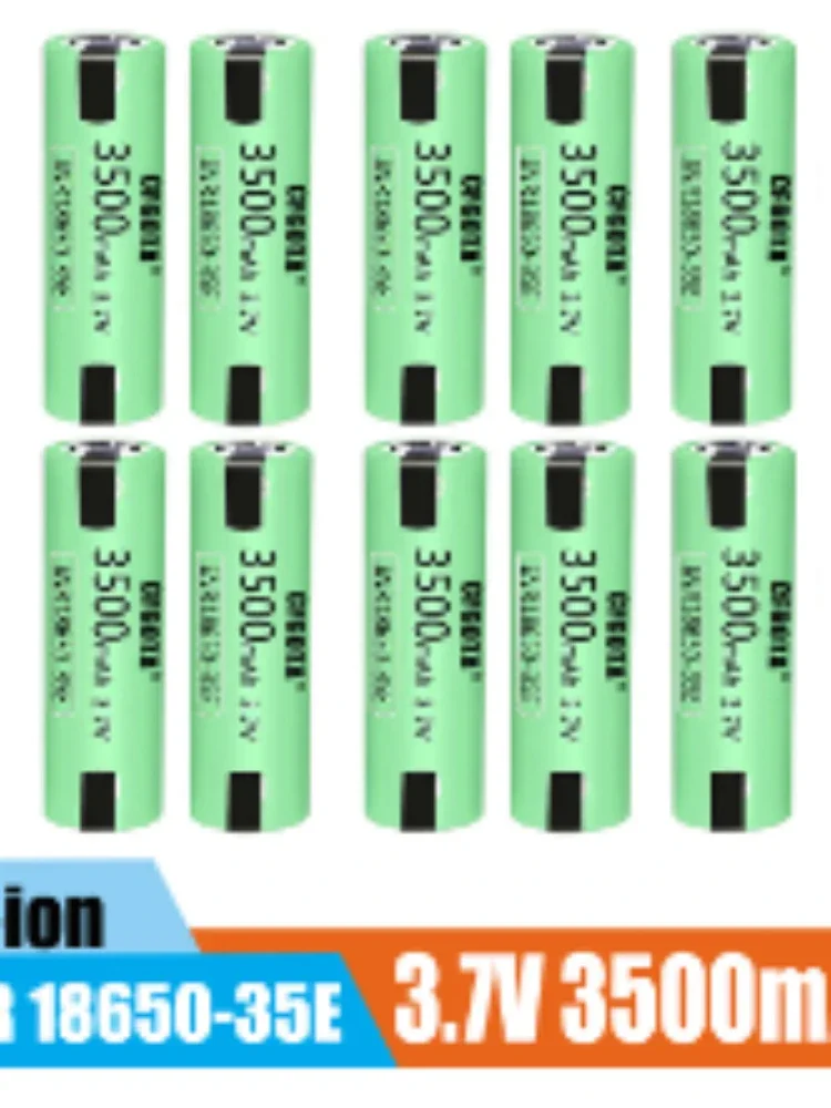 18650battery 100%Original 3500mAh 20Adischarge INR18650 35E INR18650-35E 18650 Li-ion 3.7V Battery Rechargeablebattery+DIY Nicke