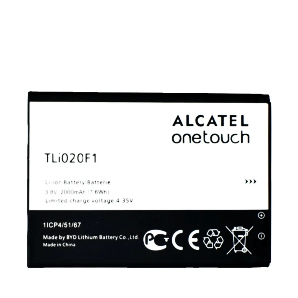 New LI020F1 Battery for Alcatel One Touch Pop C7 OT-7040 OT-7041 for TCL J720 J720T J726T Cell Phone