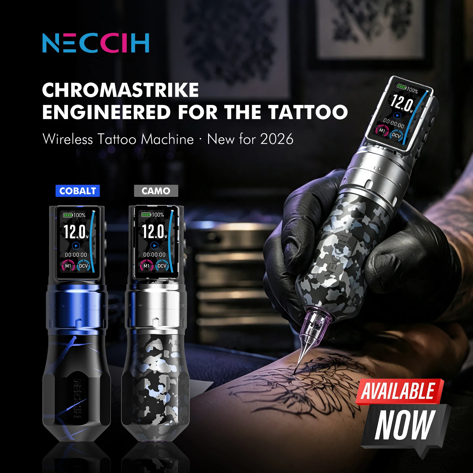 NECCIH Wireless Tattoo Machine 1.47