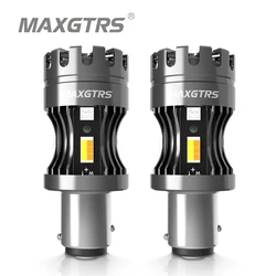 2 uds T20 W21/5W 7443 LED T25 3157 P27W 1157 BAY15D Canbus No Hyper Flash Switchback blanco ámbar luz de señal de giro DRL de doble Color