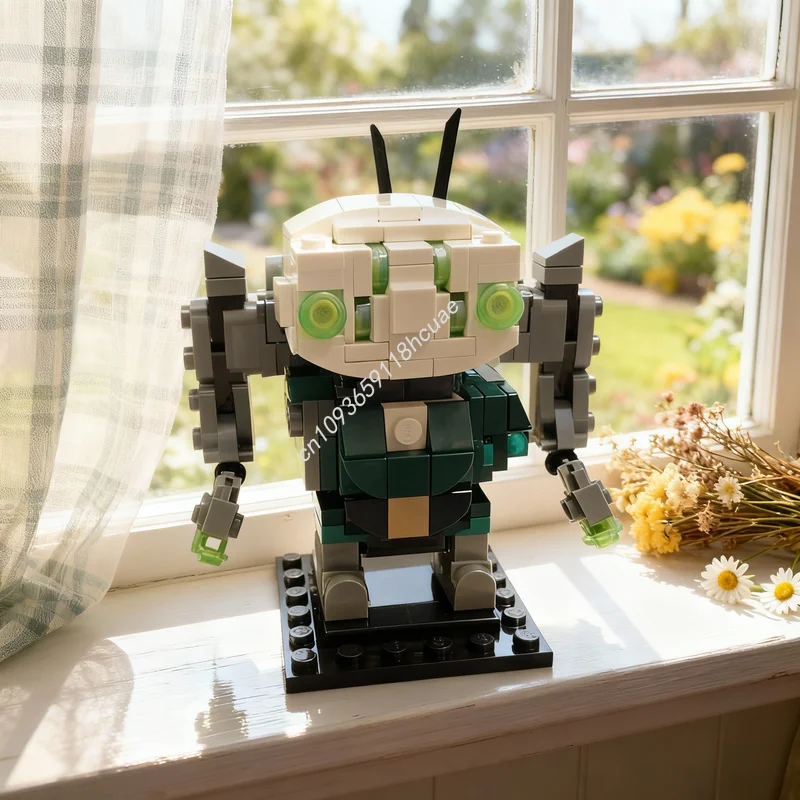 200pcs MOC Brickheadz Risk Rain 2 Operator Model Building Blocks Architecture DIY Toys Creative Idea Christmas Gifts Education
