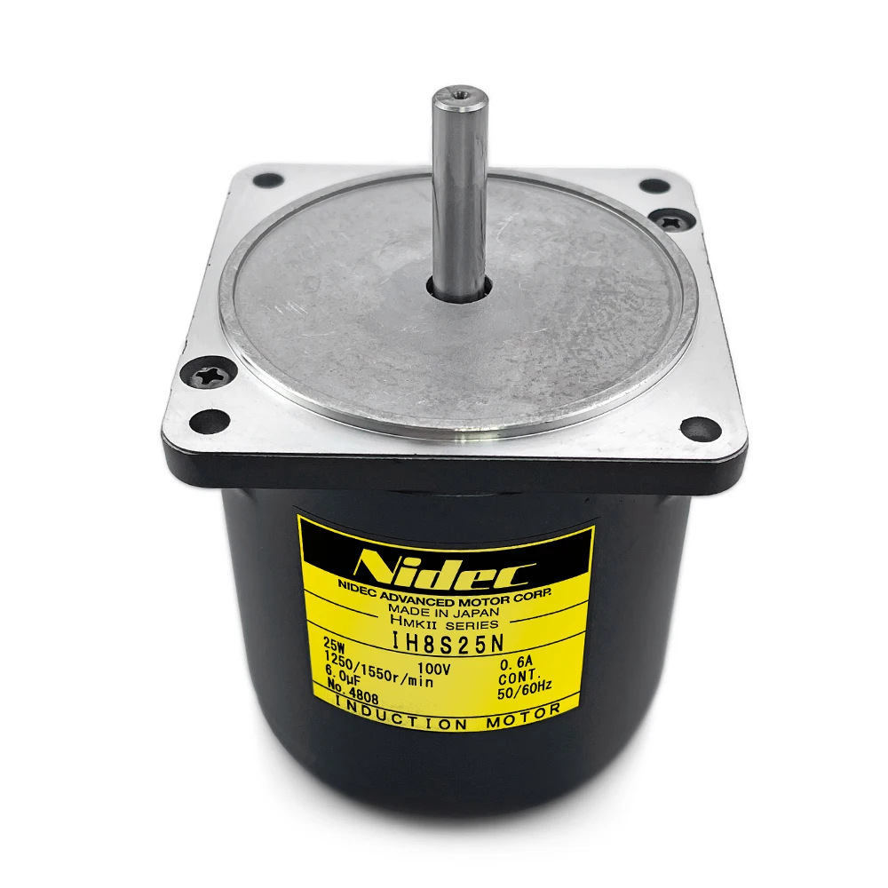 Easy To Use 25W Induction Mo tors Straight Shaft IH8S25N Nidec Servo 0.6A 100V Single Phase AC Type image 6