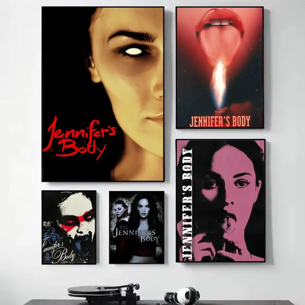 J-Jennifer Body Horror Painting Calligraphy Self Adhesive Wall Art Waterproof Print For Bedroom Living Room Home Decor